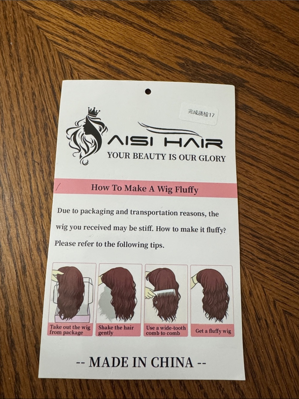 NEW AISI 26” Black Wavy Women's Hair Wig - Picture 6 of 8